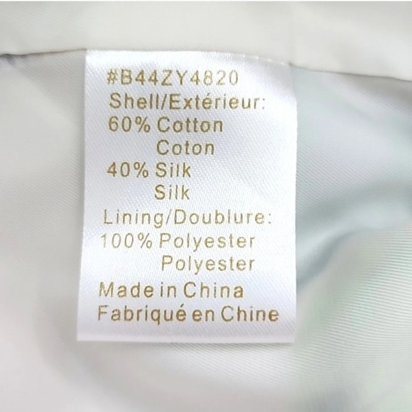 Sandra Angelozzi Women's Silk Cotton Blend Floral Print Mult Skirt Lined Size 36 - Picture 11 of 15